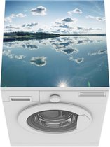 Wasmachine beschermer mat - Estland - Natuur - Water - Breedte 60 cm x hoogte 60 cm