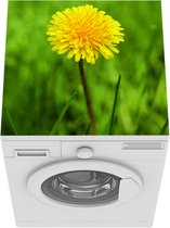 Wasmachine beschermer mat - Gras - Paardenbloem - Bloei - Breedte 60 cm x hoogte 60 cm