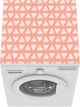 Wasmachine beschermer - Wasmachine mat - Patronen - Meisjes - Driehoek - 60x60 cm - Droger beschermer