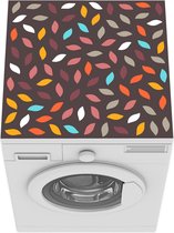 Wasmachine beschermer mat - Natuur - Bladeren - Patroon - Breedte 60 cm x hoogte 60 cm