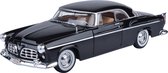 Modelauto Chrysler C300 1955 zwart 23 cm - Schaal 1:24 - Speelgoedauto - Miniatuurauto