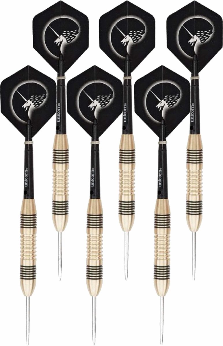 3x Set van 3 dartpijlen Core Brass 25 grams - Darten/darts sport artikelen pijltjes messing