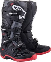 Alpinestars Tech 7 Black Cool Gray Red - Maat 12