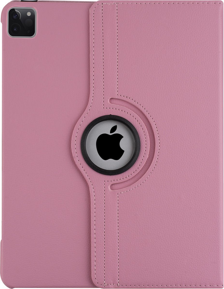 Apple iPad Pro 12.9 (2021) Book Case Tablethoes - Roze - 360 Graden Draaibaar