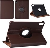 iPad Mini 2021 Book Case Tablethoes - Bruin - 360 graden draaibaar