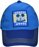 pet Mickey Mouse jongens textiel blauw maat 52