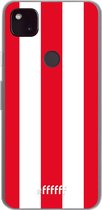 6F hoesje - geschikt voor Google Pixel 4a 5G -  Transparant TPU Case - Sparta Rotterdam #ffffff