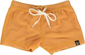 Beach & Bandits - UV-zwemshort voor kinderen - Ribbed - Goudoranje - maat 104-110cm