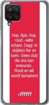 6F hoesje - geschikt voor Samsung Galaxy A12 - Transparant TPU Case - AFC Ajax Clublied #ffffff