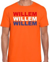 T-shirt King's Day Willem - orange - homme - outfit / vêtements / chemise King's Day L