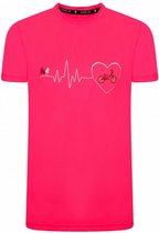 T-shirt Rightful junior polyester roze maat 140