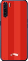 6F hoesje - geschikt voor OPPO A91 -  Transparant TPU Case - FC Twente #ffffff