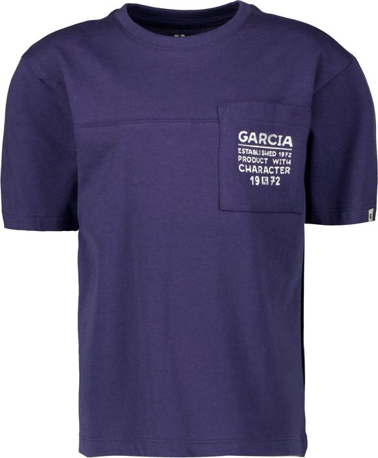 GARCIA Jongens T-shirt Blauw - Maat 104/110