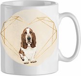 Mok Basset 3.5| Hond| Hondenliefhebber | Cadeau| Cadeau voor hem| cadeau voor haar | Beker 31 CL