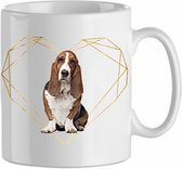 Mok Basset 4.3| Hond| Hondenliefhebber | Cadeau| Cadeau voor hem| cadeau voor haar | Beker 31 CL