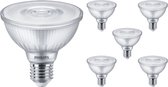 Voordeelpak 6x Philips MASTER LEDspot E27 PAR30S 9.5W 740lm 25D - 827 Zeer Warm Wit | Dimbaar - Vervangt 75W.