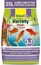 TETRA Complete Feed Pond Variety Sticks - voor vijvervissen - 25L