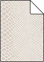 Proefstaal Origin Wallcoverings behang slangenprint beige - 347339 - 26,5 x 21 cm