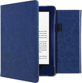 iMoshion Ereader Cover / Hoesje Geschikt voor Amazon Kindle 10 - iMoshion Vegan Leather Bookcase - Donkerblauw