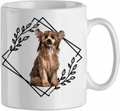 Mok chinese crested 3.5| Hond| Hondenliefhebber | Cadeau| Cadeau voor hem| cadeau voor haar | Beker 31 CL