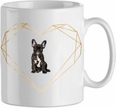 Mok franse bulldog 3.5| Hond| Hondenliefhebber | Cadeau| Cadeau voor hem| cadeau voor haar | Beker 31 CL