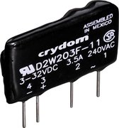 Crydom Halfgeleiderrelais D2W202F 2 A Schakelspanning (max.): 280 V/AC Schakelend bij overbelasting 1 stuk(s)