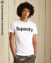Superdry Heren tshirt Core Logo T-shirt van biologisch katoen