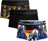 Muchachomalo-3-pack onderbroeken voor mannen-Elastisch Katoen-Boxershorts - Maat XL