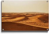 Walljar - Dubai Desert - Muurdecoratie - Plexiglas schilderij