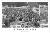 Walljar - Stadion De Meer '81 - Zwart wit poster