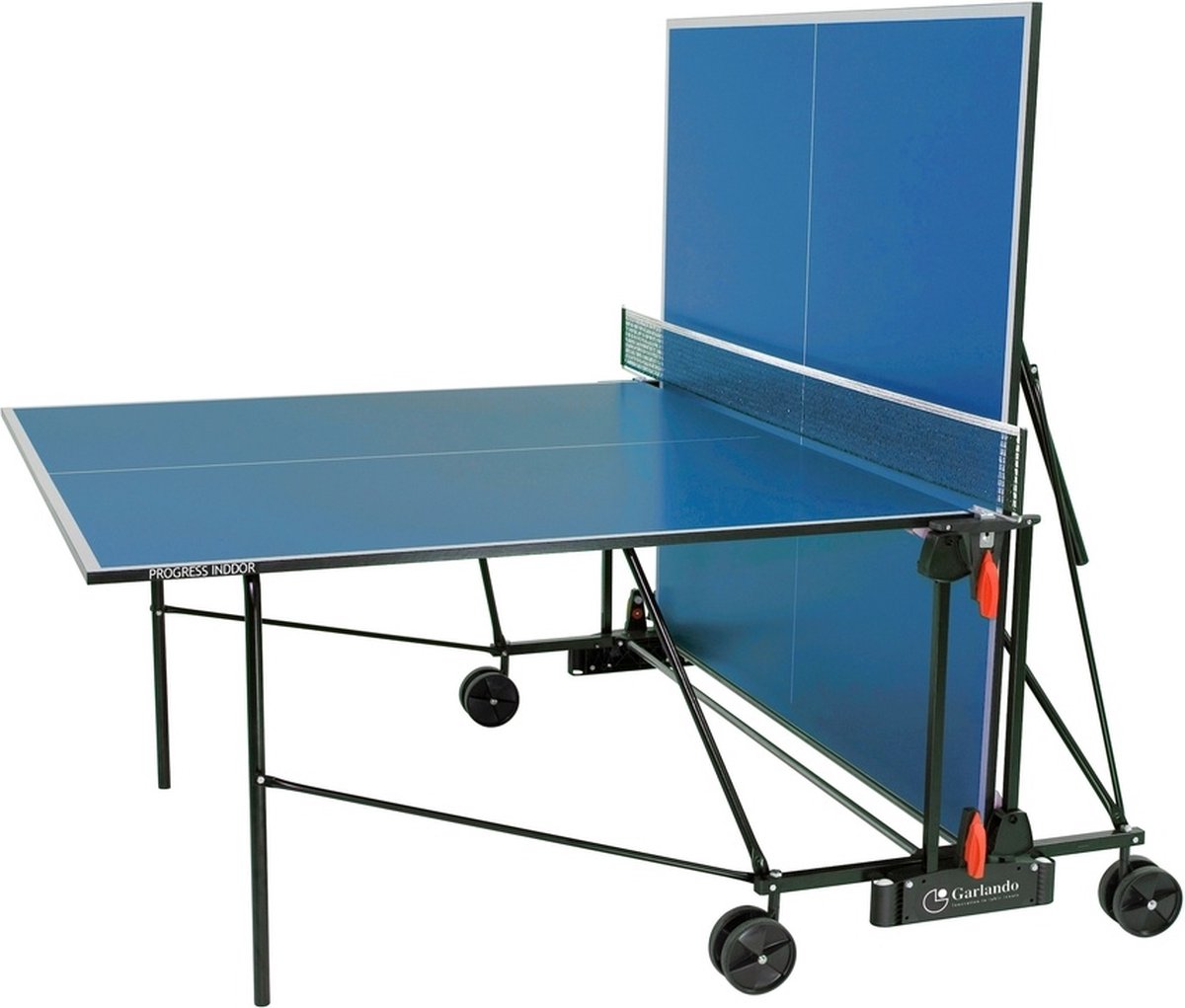 Garlando Progress Indoor - Tafeltennistafel - Stevig Instapmodel - Blauw