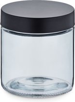 Pot de conservation, 0,8 L, Glas/ Acier Inoxydable, Grijs Foncé - Kela | Bera
