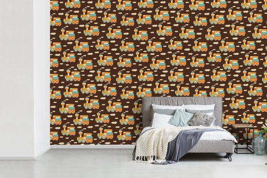 Papier peint - Motifs Papier peint photo - Train - Vintage - Largeur 330 cm x Hauteur 220 cm