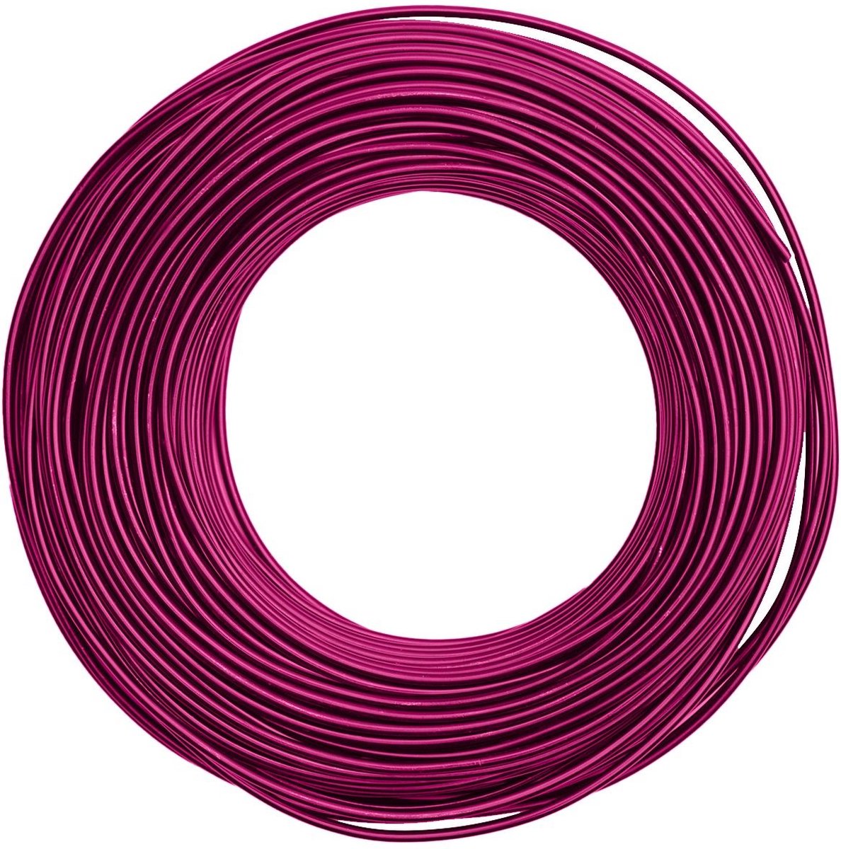 Vaessen Creative Aluminium Draad - 2,5mm - ±37m - 500g - Sterk roze