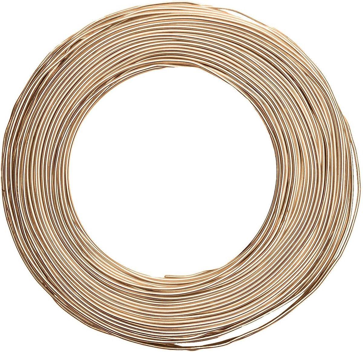 Vaessen Creative Aluminium Draad - 1,5mm - ±110m - 500g - Licht goud