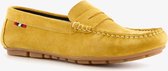 Hush Puppies suede dames mocassins - Geel - Maat 39