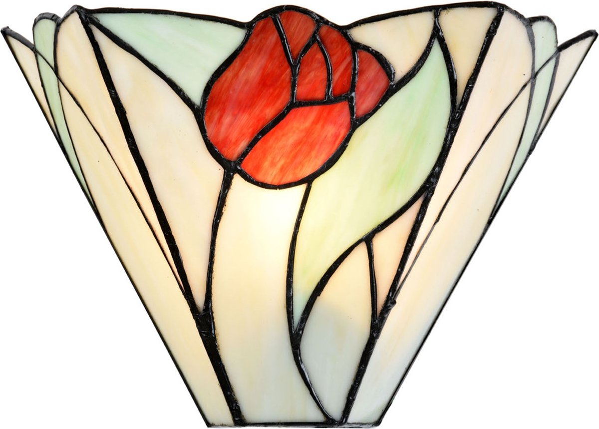 Art Deco Trade - Tiffany Wandlamp Tulip - Art Deco Trade - Coloured by Art