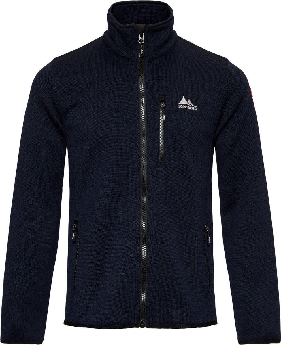 Nordberg Frank Fleece Vest Heren /Donkerblauw melange