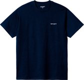 Carhartt S/S Script Embroidery T-Shirt Dark Navy
