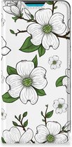 Hoesje Geschikt voor Samsung Galaxy A73 Book Case Dogwood Flowers