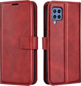 Deluxe Book Case - Samsung Galaxy M22 Hoesje - Rood