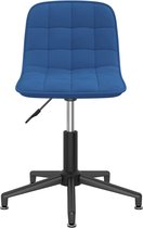 Eetkamerstoelen draaibaar 2 st fluweel blauw