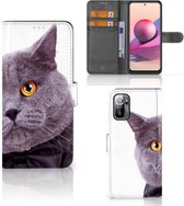 Telefoonhoesje Xiaomi Redmi Note 10/10T 5G | Poco M3 Pro Flipcover Case Kat