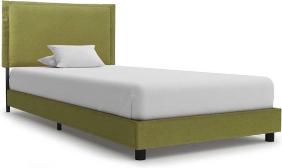 Medina Bedframe stof groen 90x200 cm