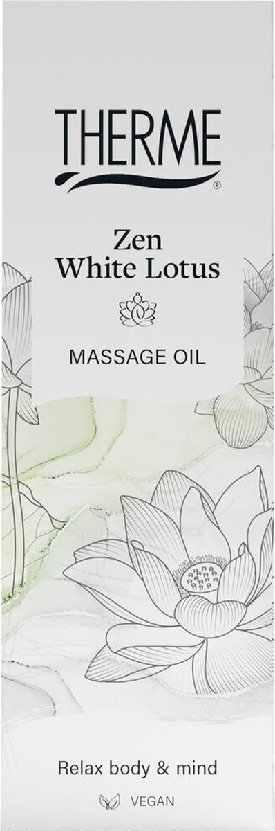 Therme Massage Olie Zen White Lotus 125 ml - Therme