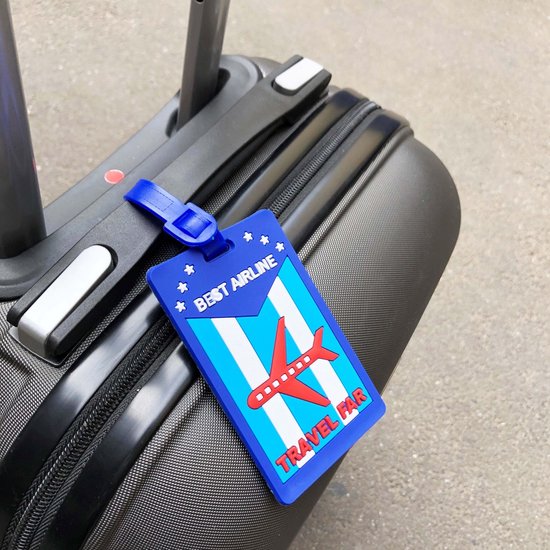 Doodadeals® | Best étiquette de bagage de voyage aérien loin | Étiquette de valise | Étiquette de bagage | Étiquette de valise | Aussi amusant pour les enfants