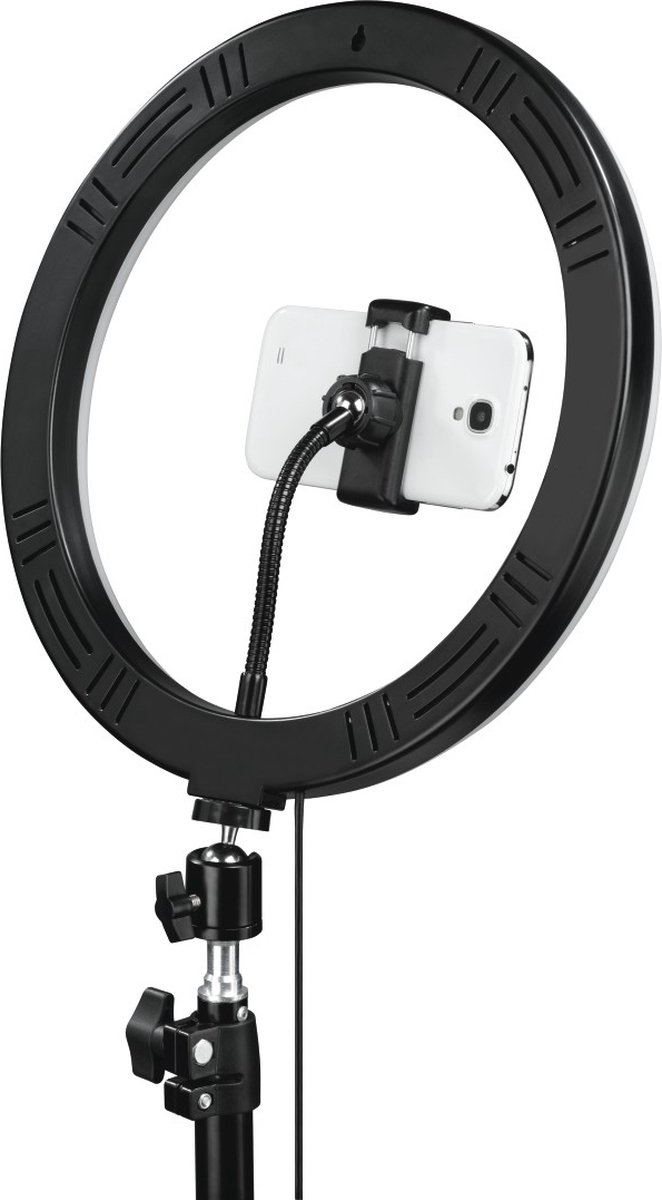 Hama LED Ringlicht Stativ mit Halterung für Handy u. Tablet