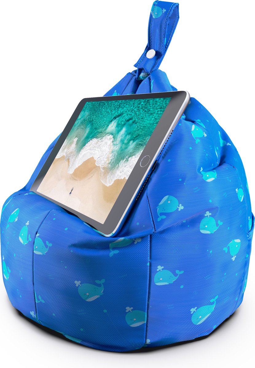 Planet Buddies - Whale Tablet Cushion Viewing Stand - Blauw