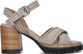 Shabbies 163020114 Sandalen - Dames - Taupe - Maat 38