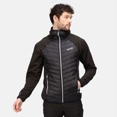 De Regatta Andreson VI Hybrid jas - outdoorjas - heren - lichtgewicht - waterafstotend - Midden zwart